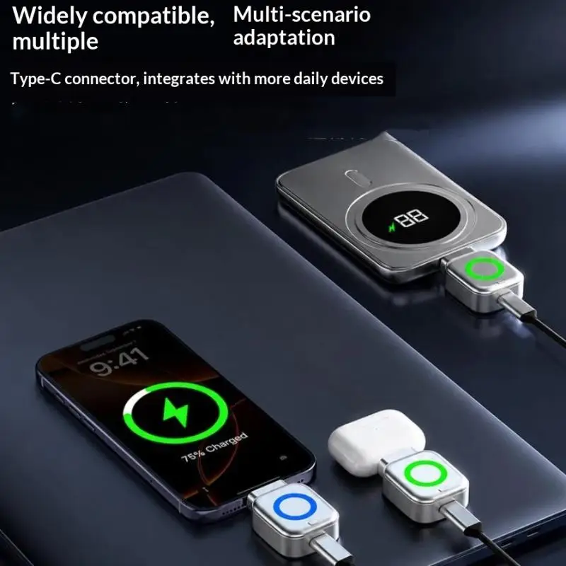 Type C Fast Charging Adapter 140W Intelligent Charging Separator USB C Charger for Phone Notebook Trip Use