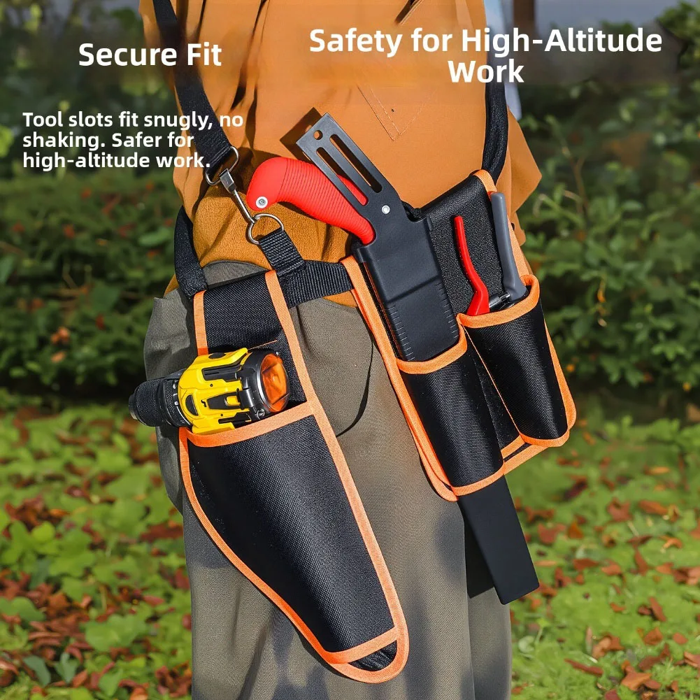 

Сумка-органайзер для садовых инструментов на пояс, всепогодная защита, с креплением на ремень, с несколькими отделениями