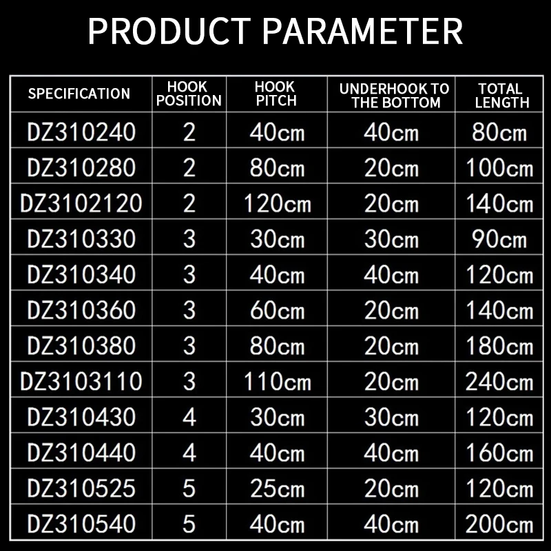 PD Fishing Tackle Single Bead Tenpin Sea Fishing Set Luminous Boat Fishing Accessories Highly Sensitive Wreck Long Casting4