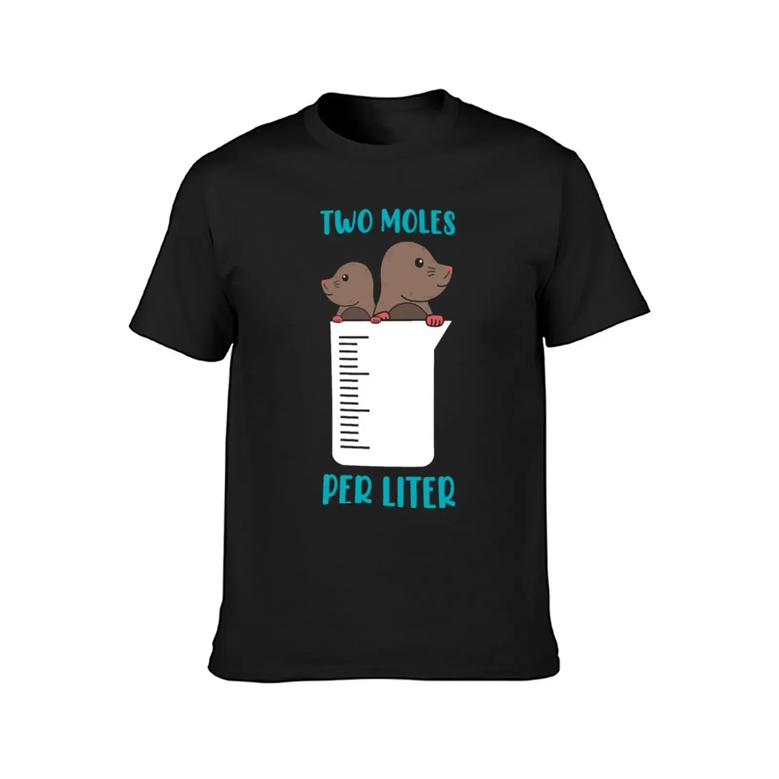 Two Moles Per Liter 2022 T-Shirt blue archive graphic shirts oversizeds mens champion t shirts