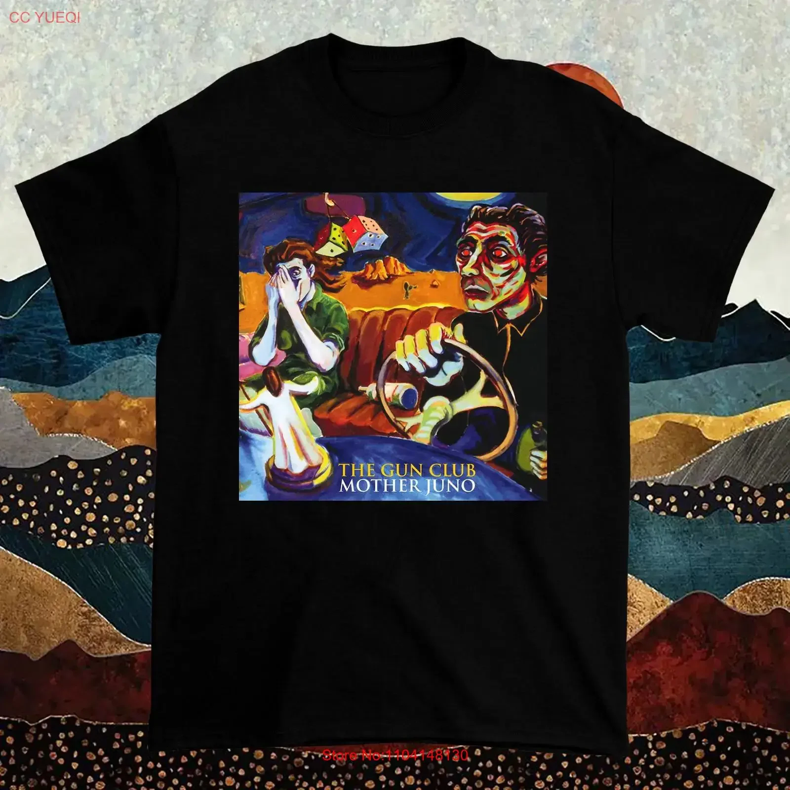 Mother Juno Album by The Gun Club T Shirt Full Size S 5XL vintage Washed fashion Top For Everyday Wear homme Comfortable Unisex
