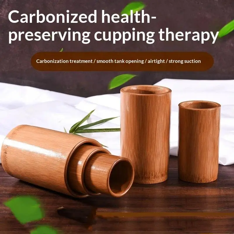 Traditional Chinese Carbonized Bamboo Fire Cupping Body Massage For Health And Wellness For Personal/Home Use