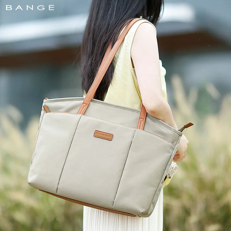 BANGE new women's commuter tote bag digital laptop bag large capacity women's storage handbag