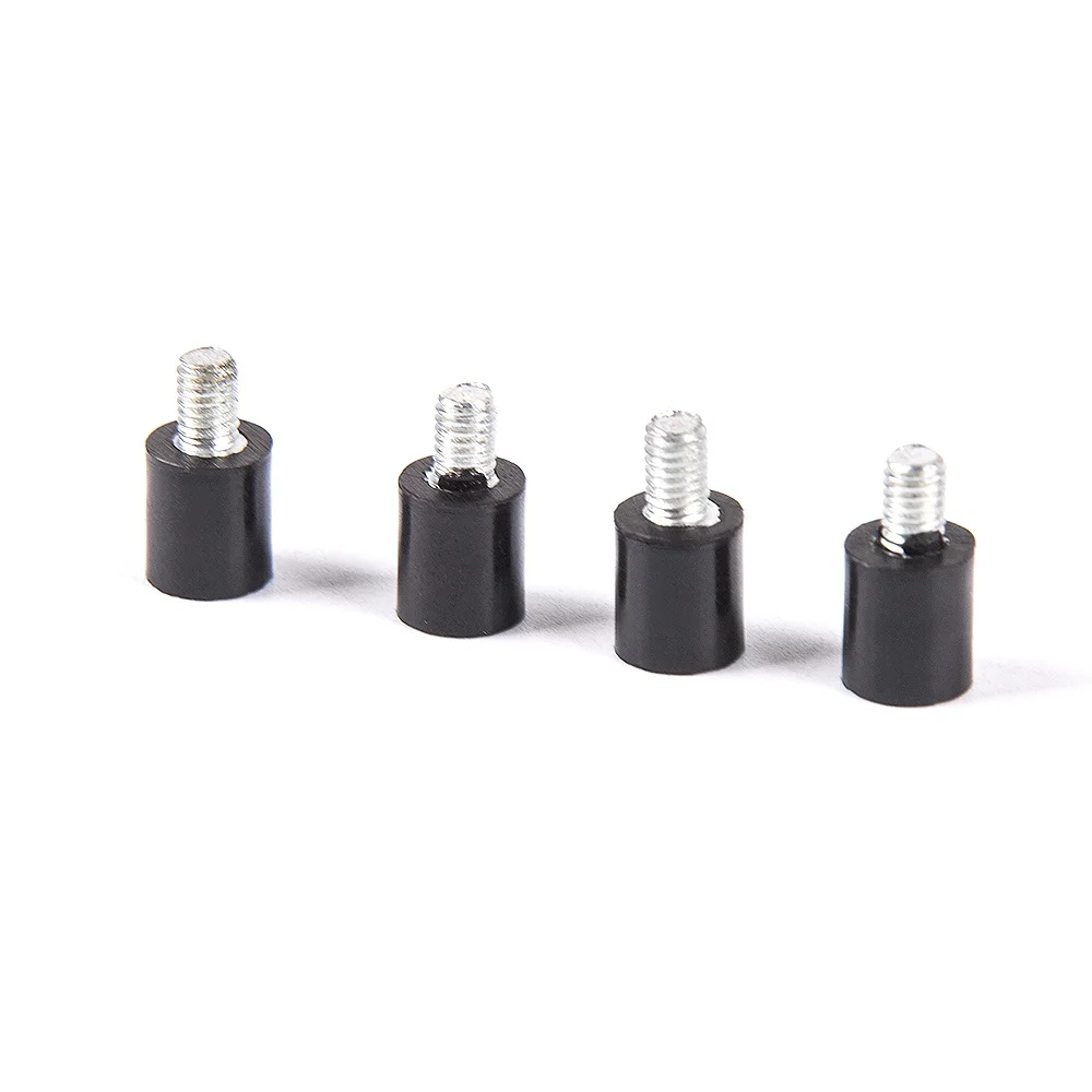 4PCS Per Pack M3 Integrated Rubber Dampening Standoff, Soft Vibration Isolation Spacer for FPV Stack Mounting Hole 3mm