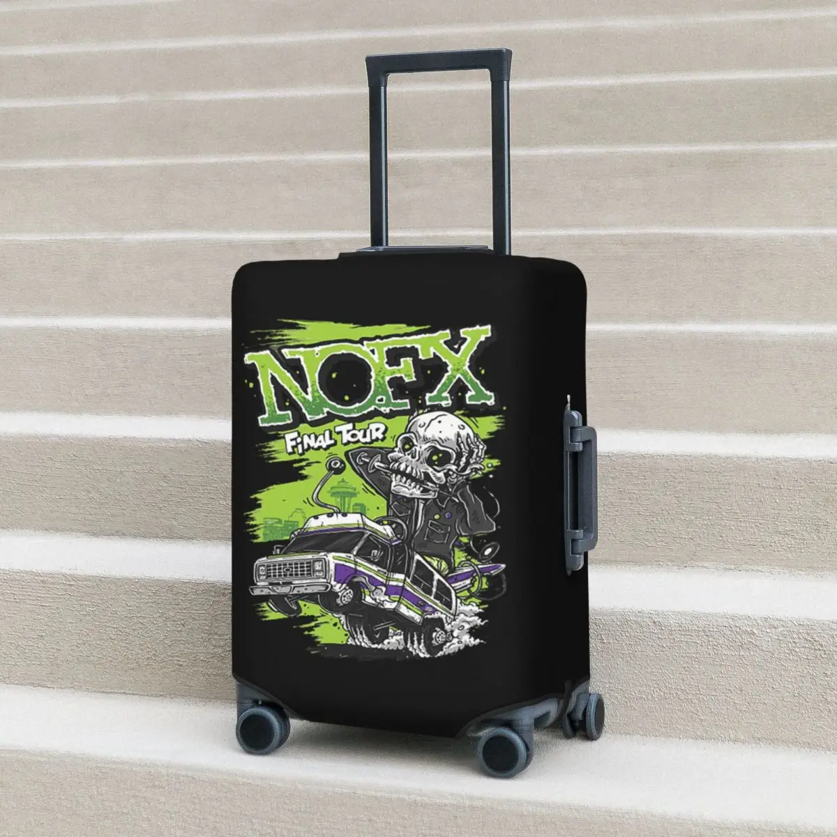 

Nofx Suitcase Cover Protection Elastic Travel Luggage Protector Covers for 18-32 Inch