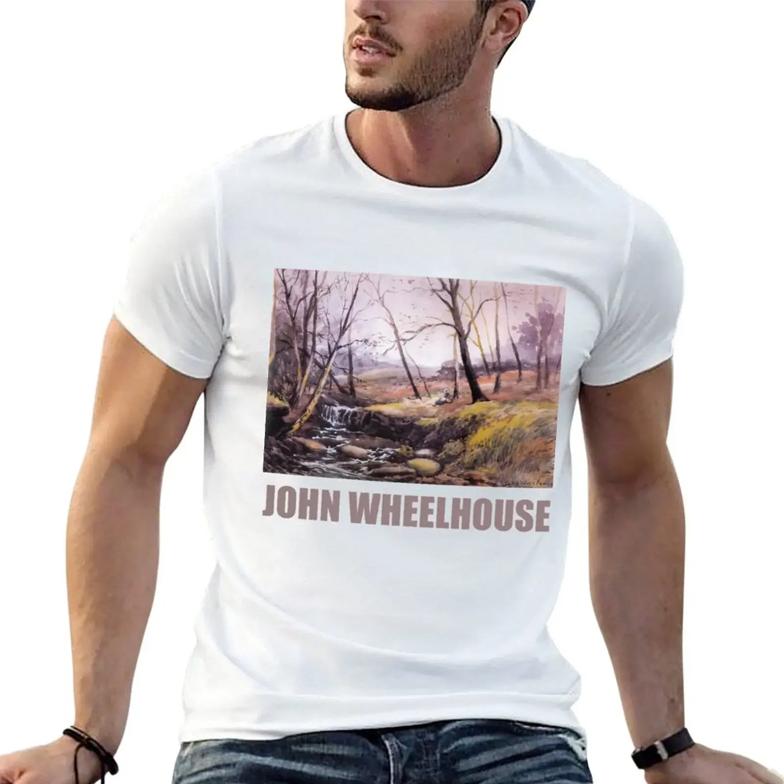 

John Wheelhouse Watercolour T-Shirt Blouse quick-drying t shirt for men