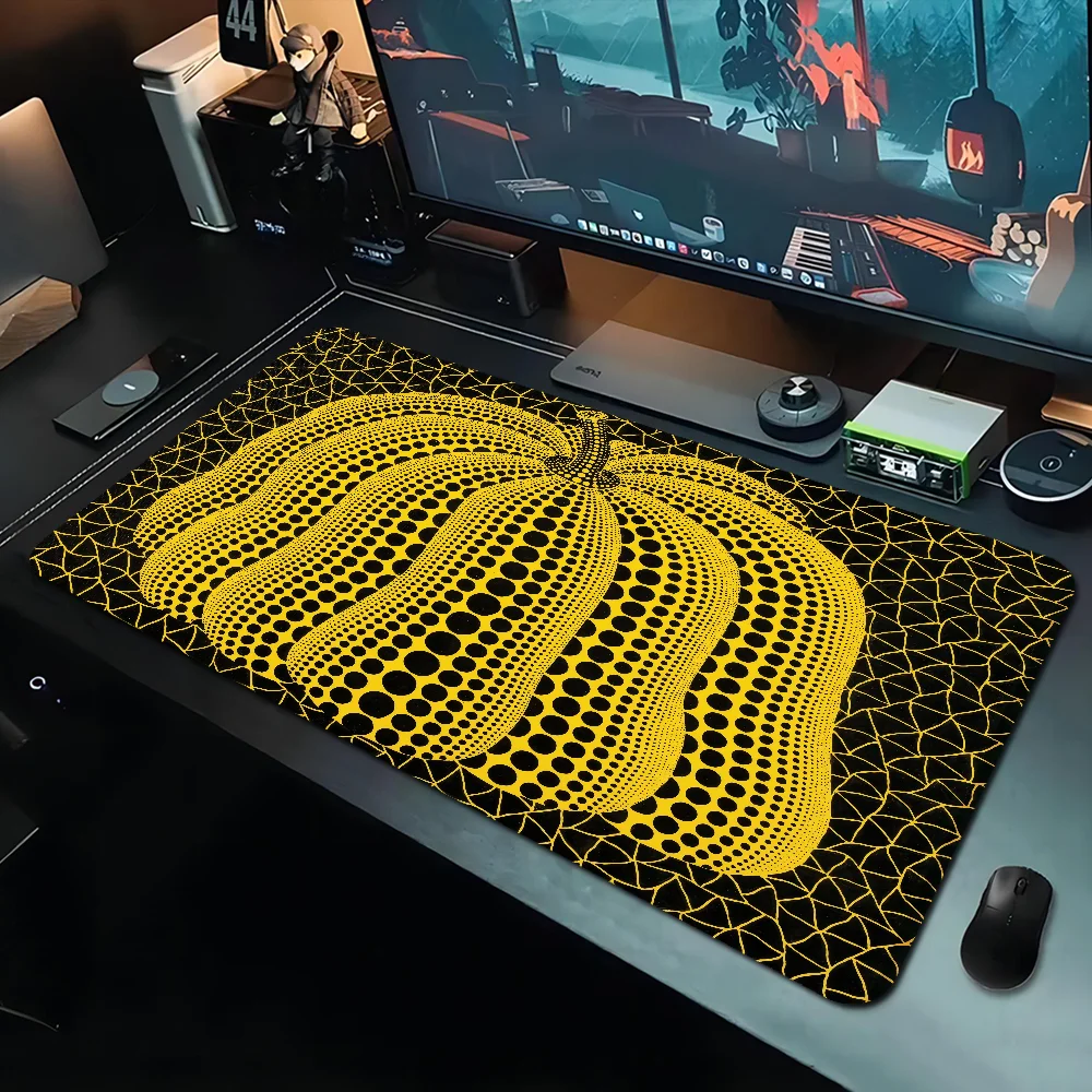 Yayoi Kusama Anti-Slip Speed Version Game Computer Keyboard Office Table Mat Gaming Mouse Pad