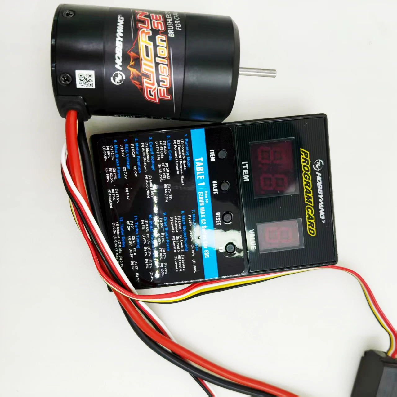 

1200KV / 1800KV Sensored Brushless Motor Hobbywing QuicRun Fusion SE Built In 40A ESC 2 in 1 Waterproof For 1/10 climbing car