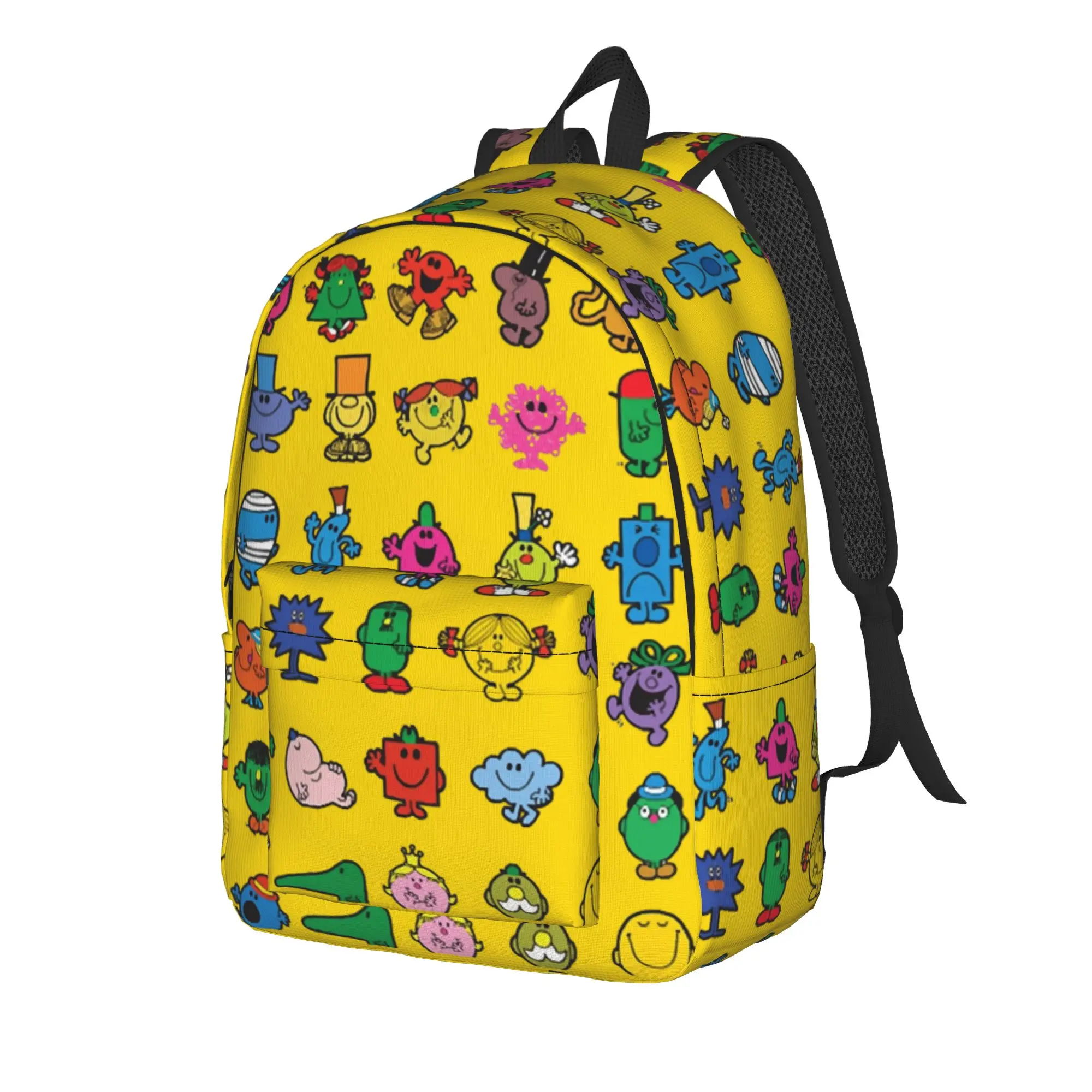 M-Mr M-Men L-Little M-Miss Cool Backpack with Pocket High School Work  Daypack for Men Women Laptop Computer Shoulder Bag