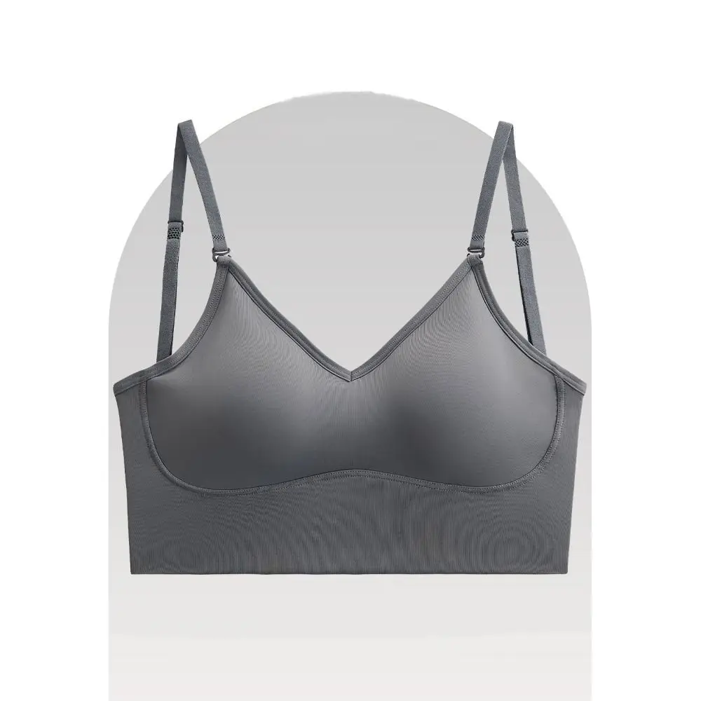 Soutien-gorge en V profond sans fil pour femme, soutien-gorge élastique, dos magnifique, réglable, près du corps, antichoc, sans couture, intimes, été