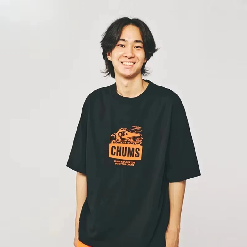 Männer Neue Heiße Mode Sommer CHUMS Sport Outdoor Universum Thema Drucken Casual Rundhals T-shirt Unisex Bequeme Baumwolle Top