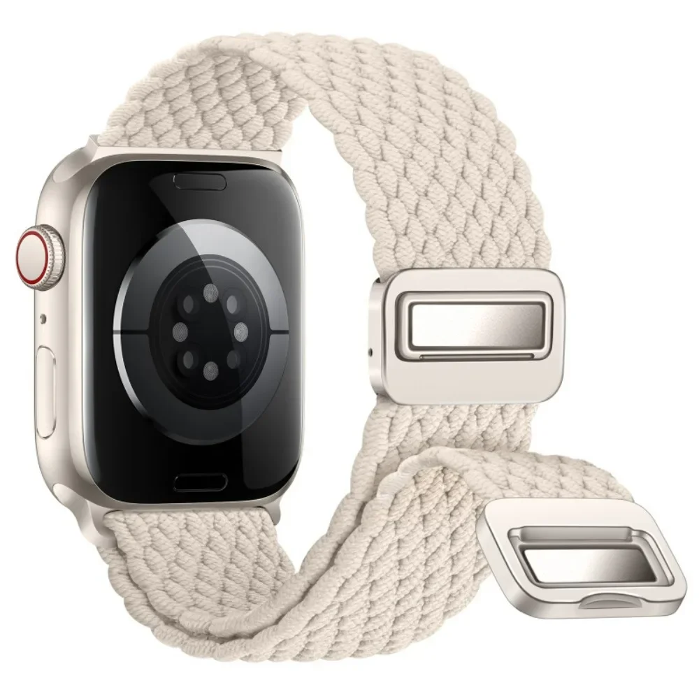 Nylon Braided Strap For Apple Watch Band Ultra 2 49mm 10 9 8 7 46mm 45mm 41mm Band iWatch Series 6 5 3 SE 2 44mm 40mm 42mm 38mm