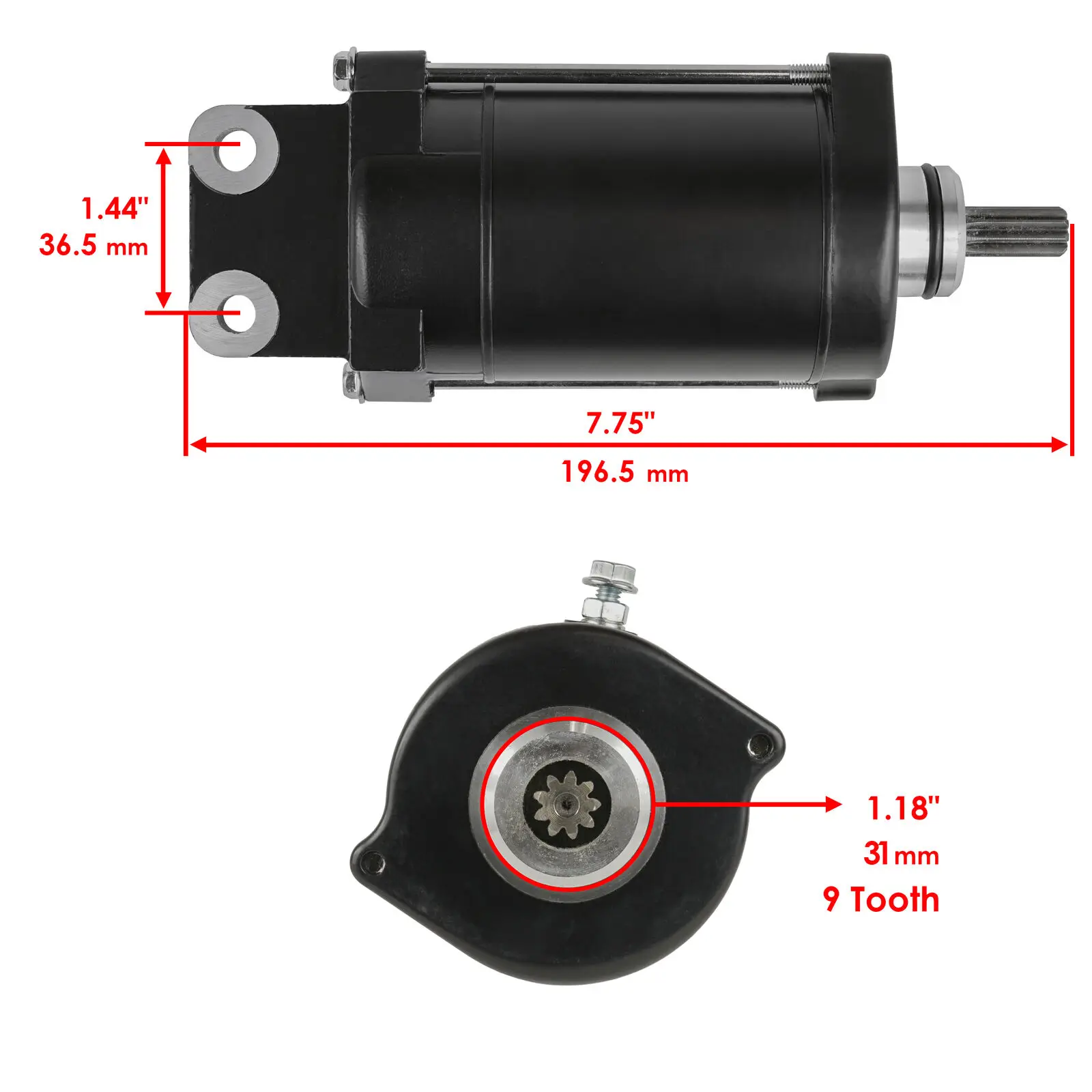 Starter Motor 6D3-81800-00-00 For Yamaha WaveRunner Deluxe Sport VX Cruiser VX110 Jetski VX 1100 FRT LAT 1100 AR210 SX210 18436