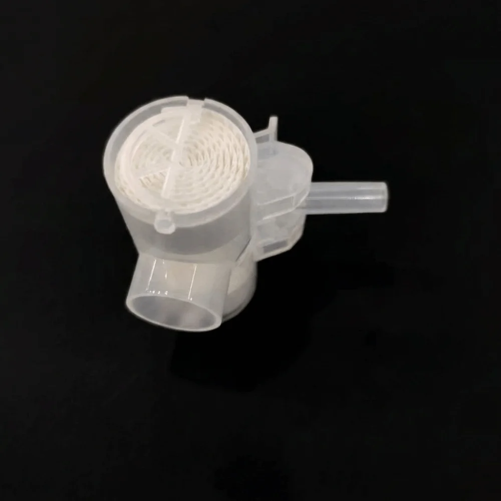 Disposable Heat Moisture Exchanger With Thin Filter Paper Sterilized HME Filter L/T Type Disposable Filter