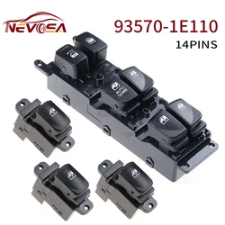 93570-1E110 For Hyundai Accent 2007-2010 Front Left LHD Power Window Switch Control Lock Lifter Glass Button 93580-1E000 Set