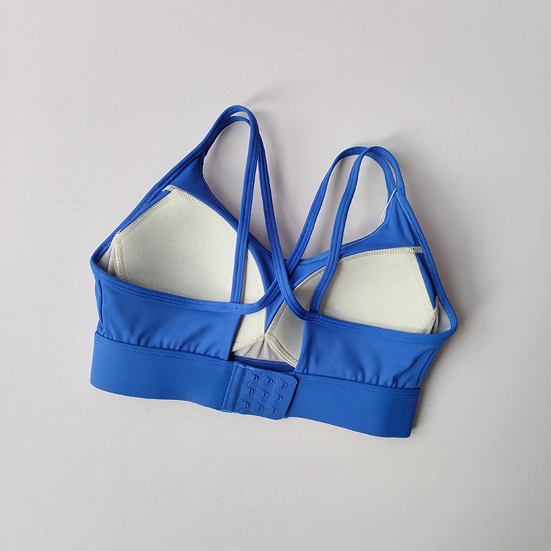 Damen Sport-BH Top Push-Up Fitness mit Polster Yoga-BH Unterwäsche Sport-Tops Aktivitäts-BHs Laufweste Fitnessbekleidung – Detail 10