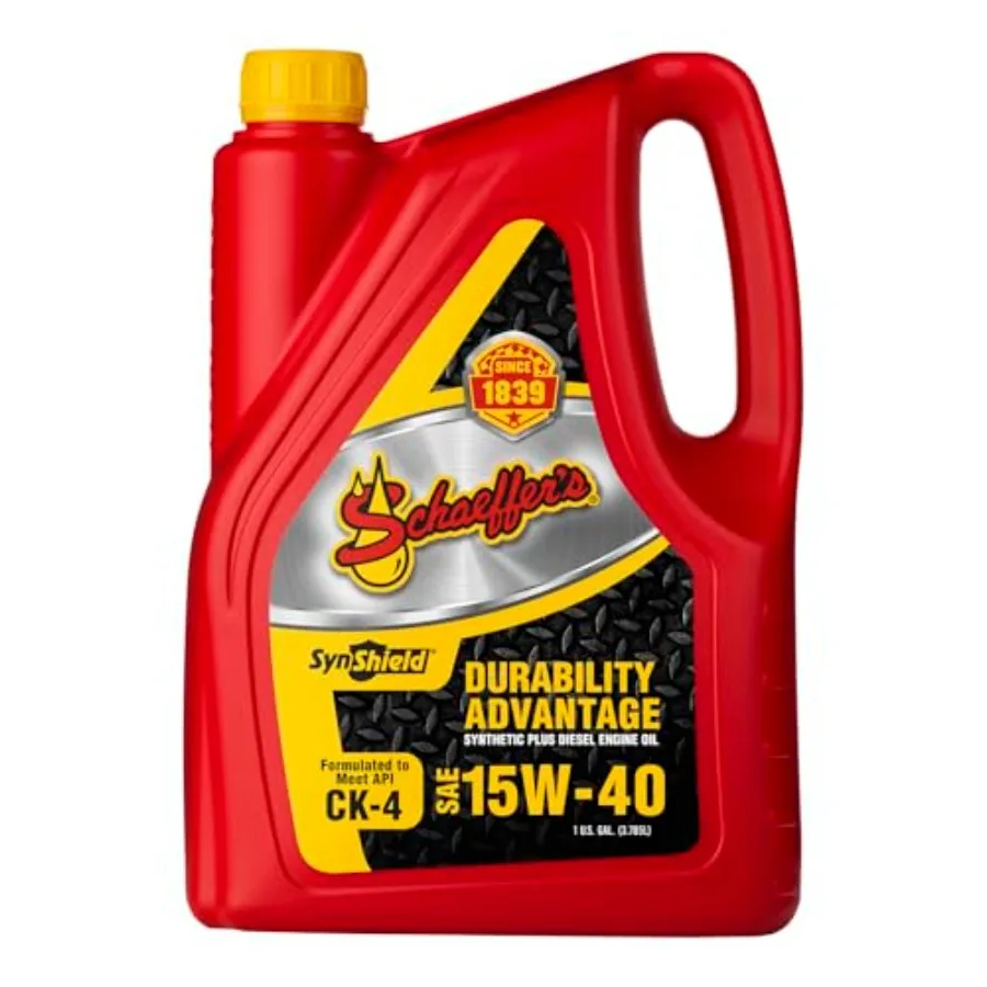 زيت محرك ديزل عالي الأداء 15W40 للتطبيقات الثقيلة مع ميزة متانة SynShield سعة 1 جالون، عبوة من 6 قطع #2