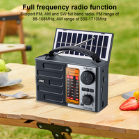 Portable Solar Radio with Flashlight & BT Speaker Full Band Radio Emergency Radio for Outdoor Survival Camping Emergency Radio
