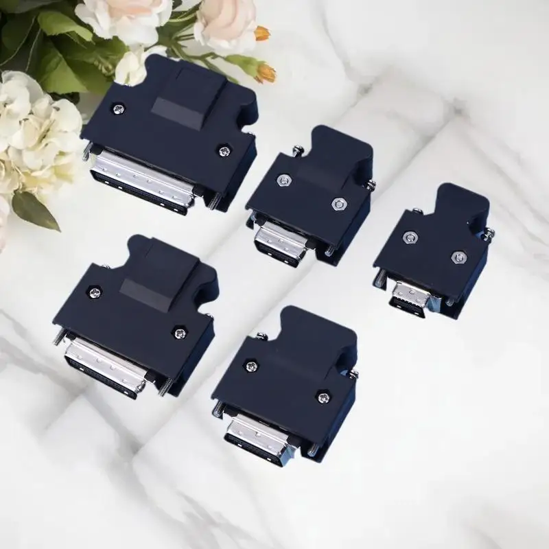 

SM-6/10/14/20/26/50P/6E Pin Soldering Connector MDR/SCSI Connectors Plugins 1394 Encoder Servo Drive Plug