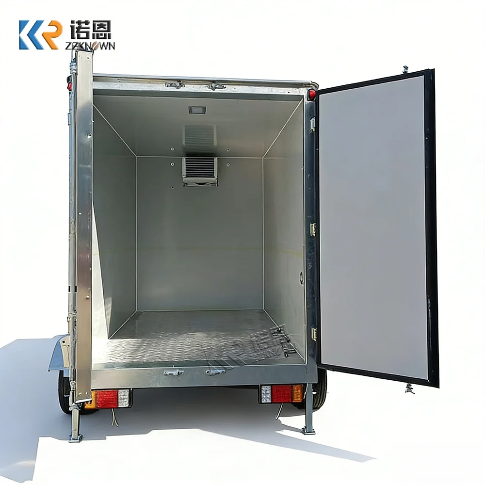 Large Capacity Refrigerated Truck Durable Reefer Truck High Efficiency Cold Chain Freezer Trailer With Cooling System