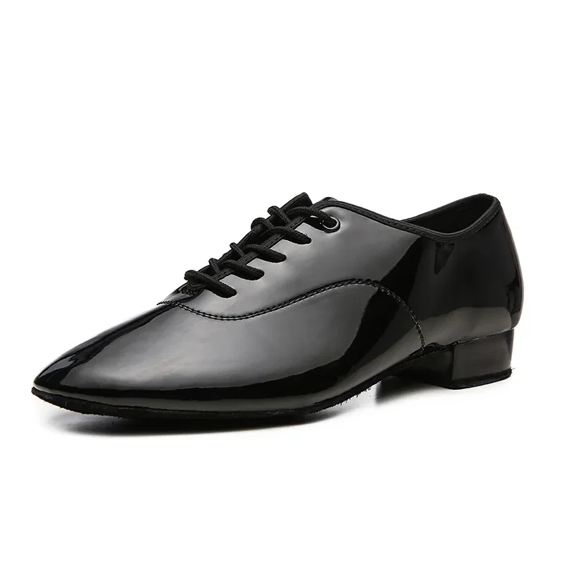 New men\'s dance shoes latin ballroom dance shoes modern indoor shoes men tango waltz danicng pu shoes