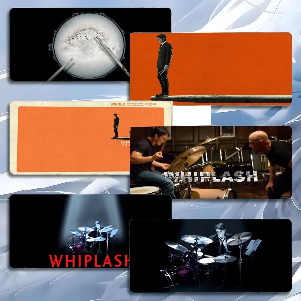 movie intense W-Whiplash Mouse Pad Mousepad Large Gaming LockEdge Thickened PC Table Desk Mat