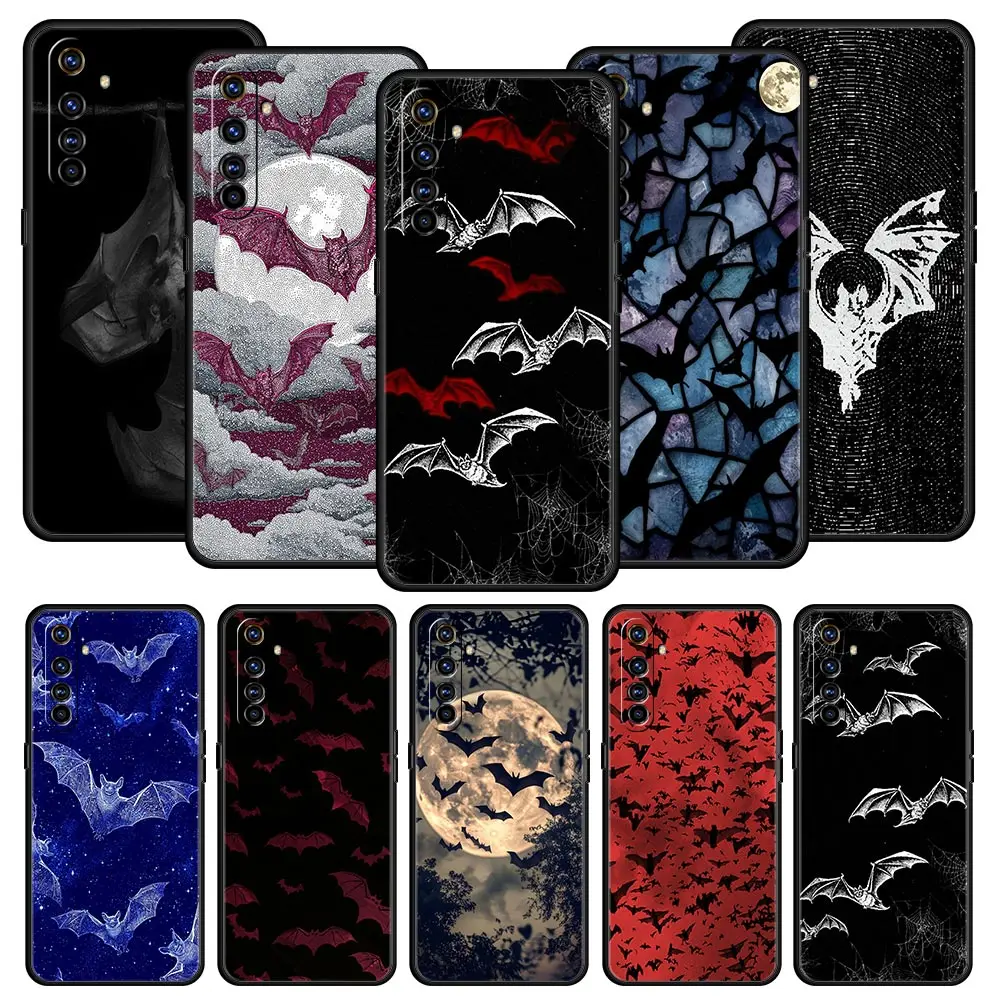 

Чехол для телефона с изображением готического вампирского летучего мыша для Realme 13 12 10 9 8 7 GT3 GT5 GT2 Pro Plus 5G C21 C25 C35 GT Neo 2 3 3T 5