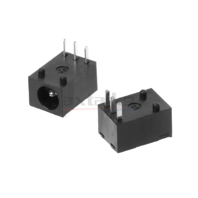 DC Power Jack Conector de soquete fêmea, 3-Pin Panel Mount Plug, DC003, DC-003A, DC-003A, 3.5x1.3mm, 10pcs