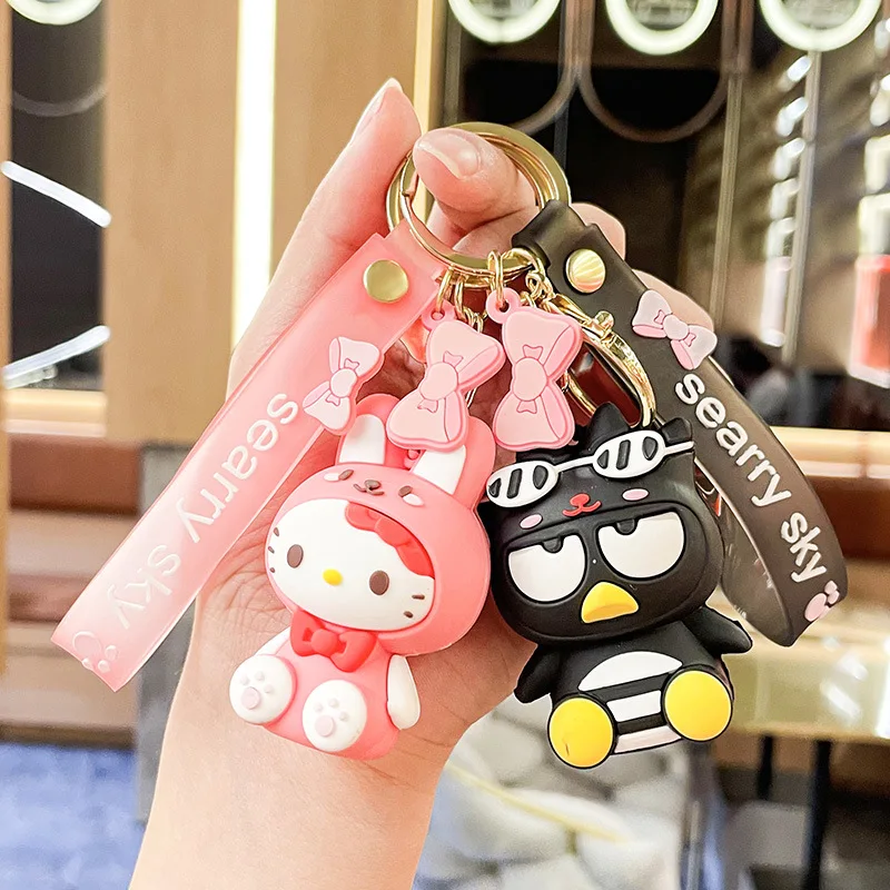 

Minso creative keychains, women's car pendants, plush toys, cool and trendy bags, pendants, and exquisite small gifts