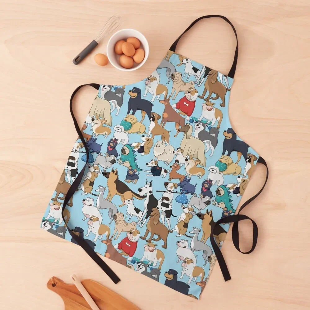 

Dogs of the World Apron Things For Home And Kitchen kitchen clothes for men Cooking Clothes Apron