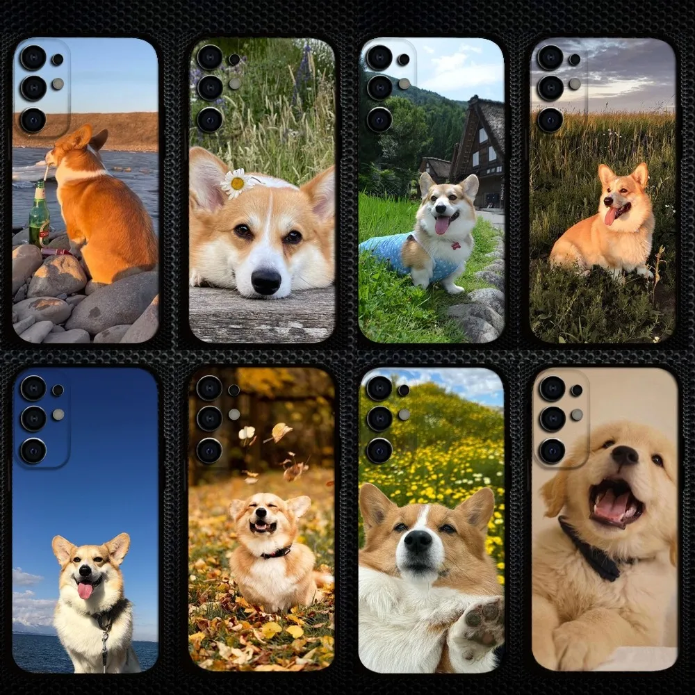 

cute corgis Phone Case For Samsung S25/S24/S23/S22/S21/S20/Plus,Fe,Lite/Others Black Cover