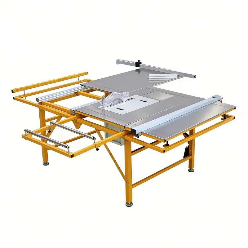 Portable Woodworking Sliding Table Saw Dustless Sub Saw Multifunctional Precision Folding Workbench For Carpentry Cutting