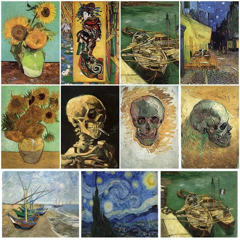 

Van Gogh canvas Paintings and Prints Famous Posters Impressionism Artworks Wall Art Pictures for Home Living Room Decor