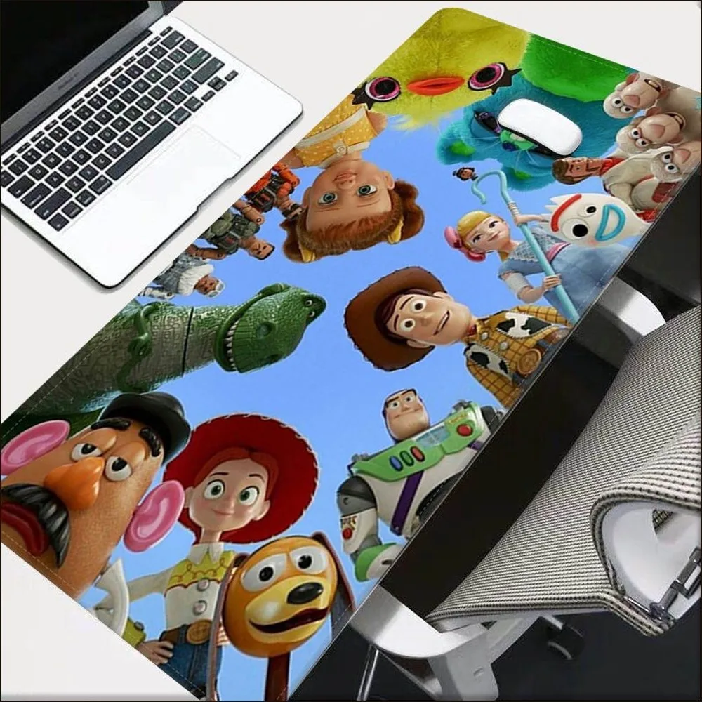 Disney toy story mousepad lindo grande mousepad para jogos l xl xxl gamer mouse pad tamanho para jogo teclado para gamer