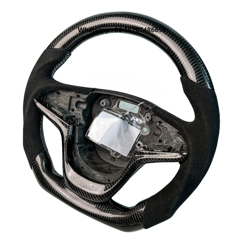 Carbon Fiber Steering Wheel for  for  2008 2009 2016 Steering Wheel Black Carbon Fiber