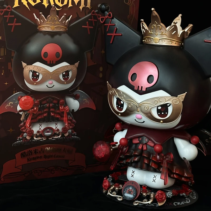 

TOPTOY Building Blocks Sanrio Construction Perspective Kuromi Double Sided Dark Night Castle Assembly Toy Model Girl Gift