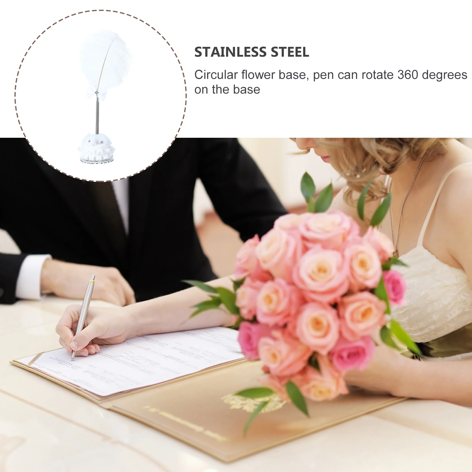 

Signature Pen Creative Stationery Supplies Stainless Steel Decorative Writing Pens
