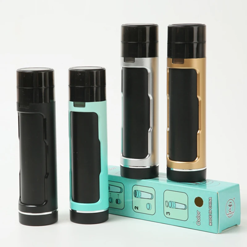 3 In 1 Portable Cigarettes Case with Filling Horn Tube Function High Quality Manual Tobacco Grinder Smoking Accessories