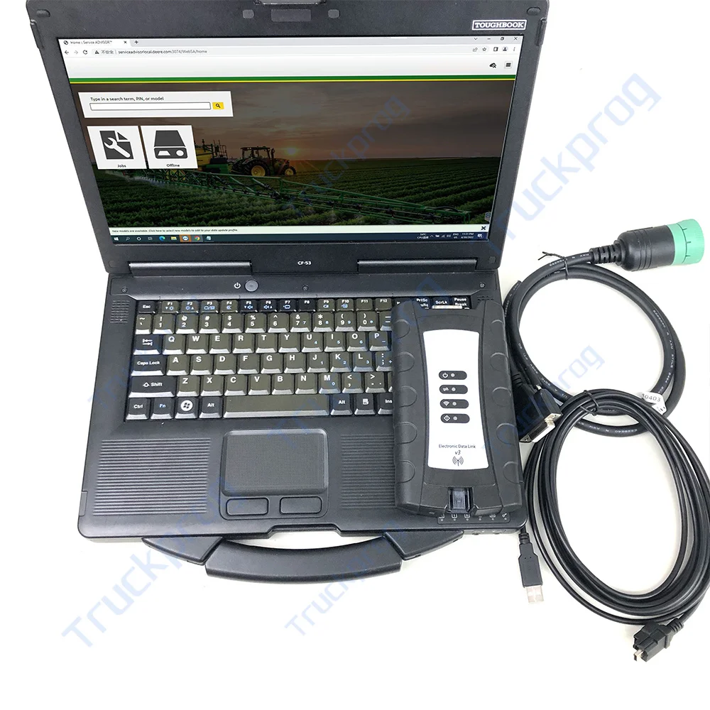 

Ноутбук CF53 для V5.3 AG CF Electronic Data Link NEW V3 Service J-D EDL V3 Advisor Инструмент диагностики сельскохозяйственного оборудования