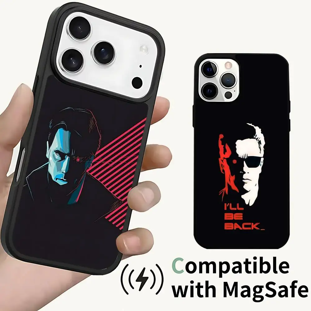 

Arnolds Schwarzenegger T-Terminator Phone Case For iPhone 17,16,15,14,13,12,11,Pro,Max,Plus,Mini,SE4,E Magsafe Wireless Charging