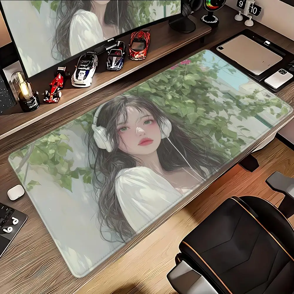 

China's hot-selling mouse pad campus Senior Animation Beautiful XXL Game Exclusive MousePads PC Computer pad Non-slip Decor