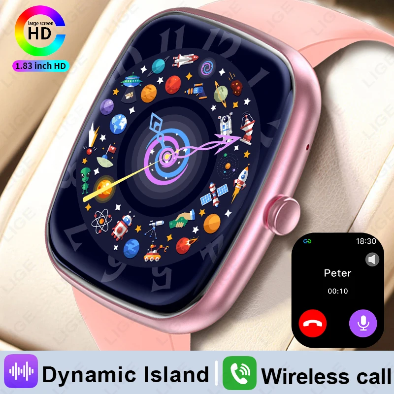 

New Full Screen Touch Smart Watch Men Bluetooth Call Smartwatch Women Heart Rate Monitoring Pedometer Calculator Smart Watches