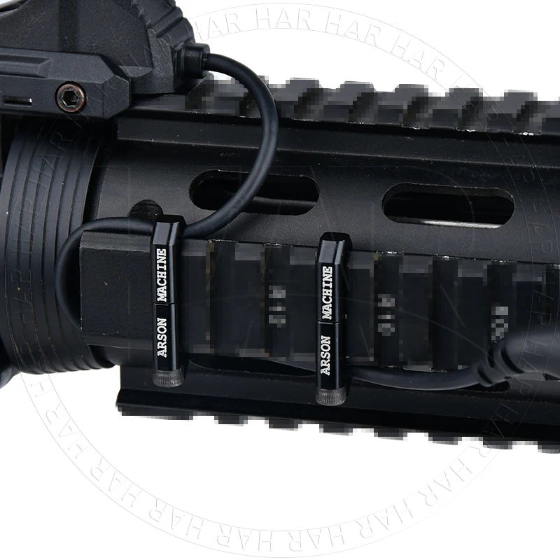 

Tactical Surefir M300 M600 PEQ15 Weapon M-LOK Wire Guide System Cable Management Rail Cover Picatinny Rail Handguard Tail Fixed