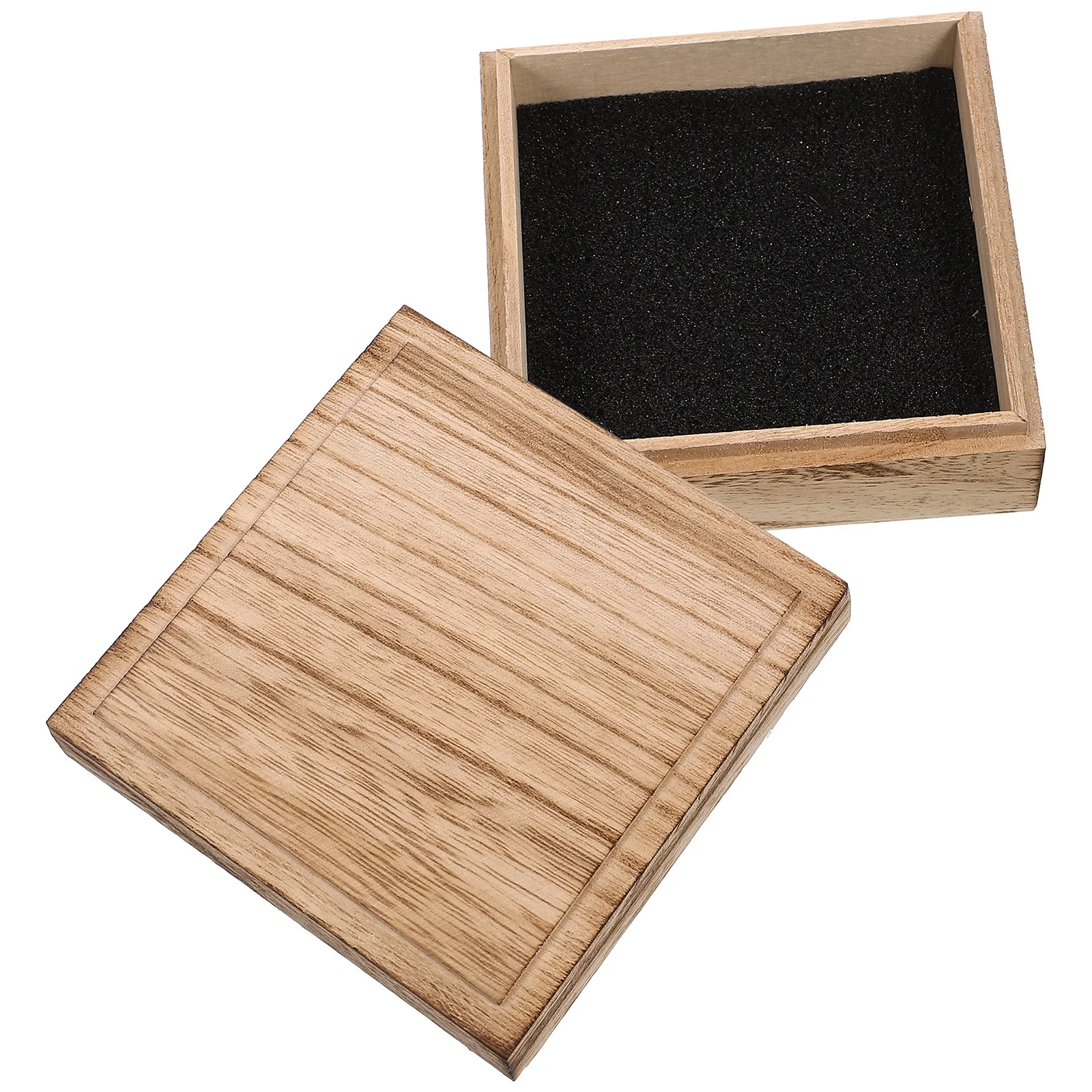 

Wooden Jewelry Box Premium Craftsmanship Smooth Dustproof Storage For Necklaces Bracelets Earrings Rings Trinkets Desktop