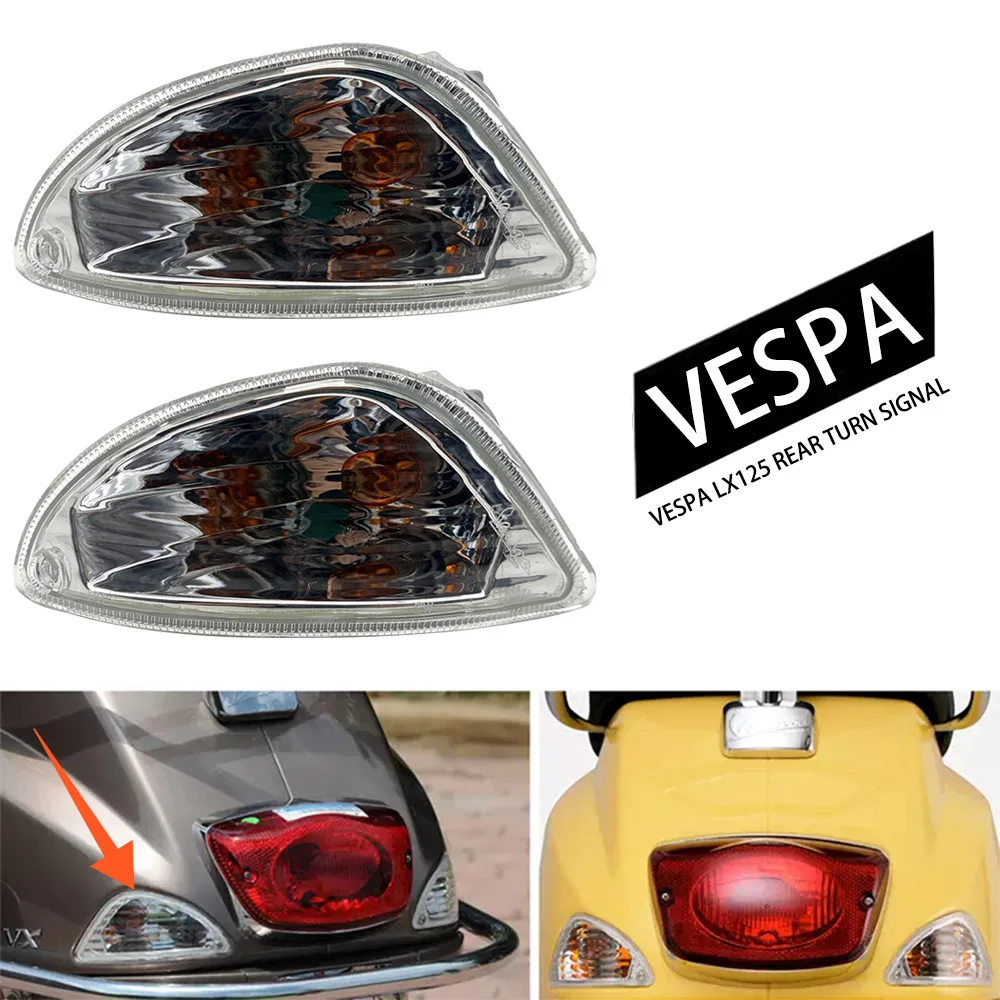 

Front Rear Turn Signals Scooter Indicator Lights for LX 50 LX 125 LX 150 2-Takt and 4-Takt LXV Scooter Motorcycle Accessories