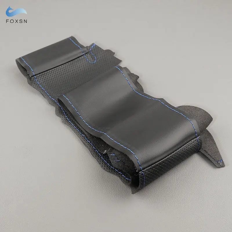 Car Steering Wheel Cover For BMW E90 320i 325i 330i 335i E87 120i 130i X1 E84 Steering Wheel Perforated Leather Protective Cover