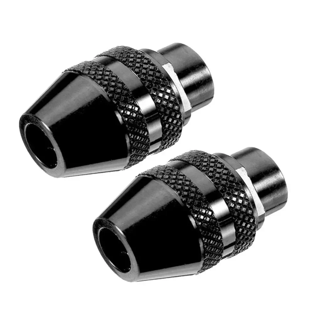 Electric Grinding Chuck 2pcs Keyless Drill Chuck for Dremel Rotary Tool Fits 1/32 1/8 Bits Easy Accessory Replacement