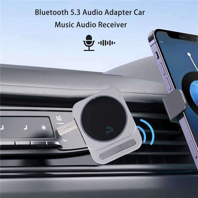 -RRKK Bluetooth 5,3 аудиоадаптер автомобильный музыкальный аудиоприемник подходит для автомобиля/домашней стерео/проводных наушников/динамиков