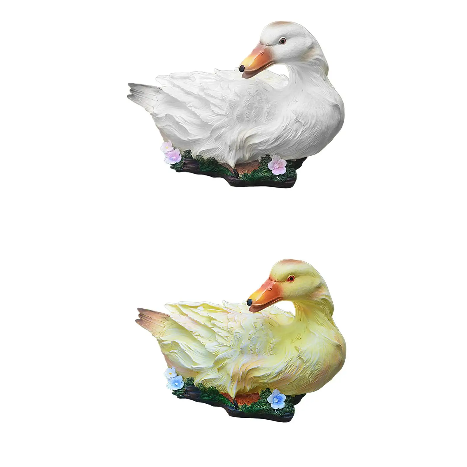 

Duck Garden Statue Resin Creative Yard Art Decor for Outside Porch Pond
