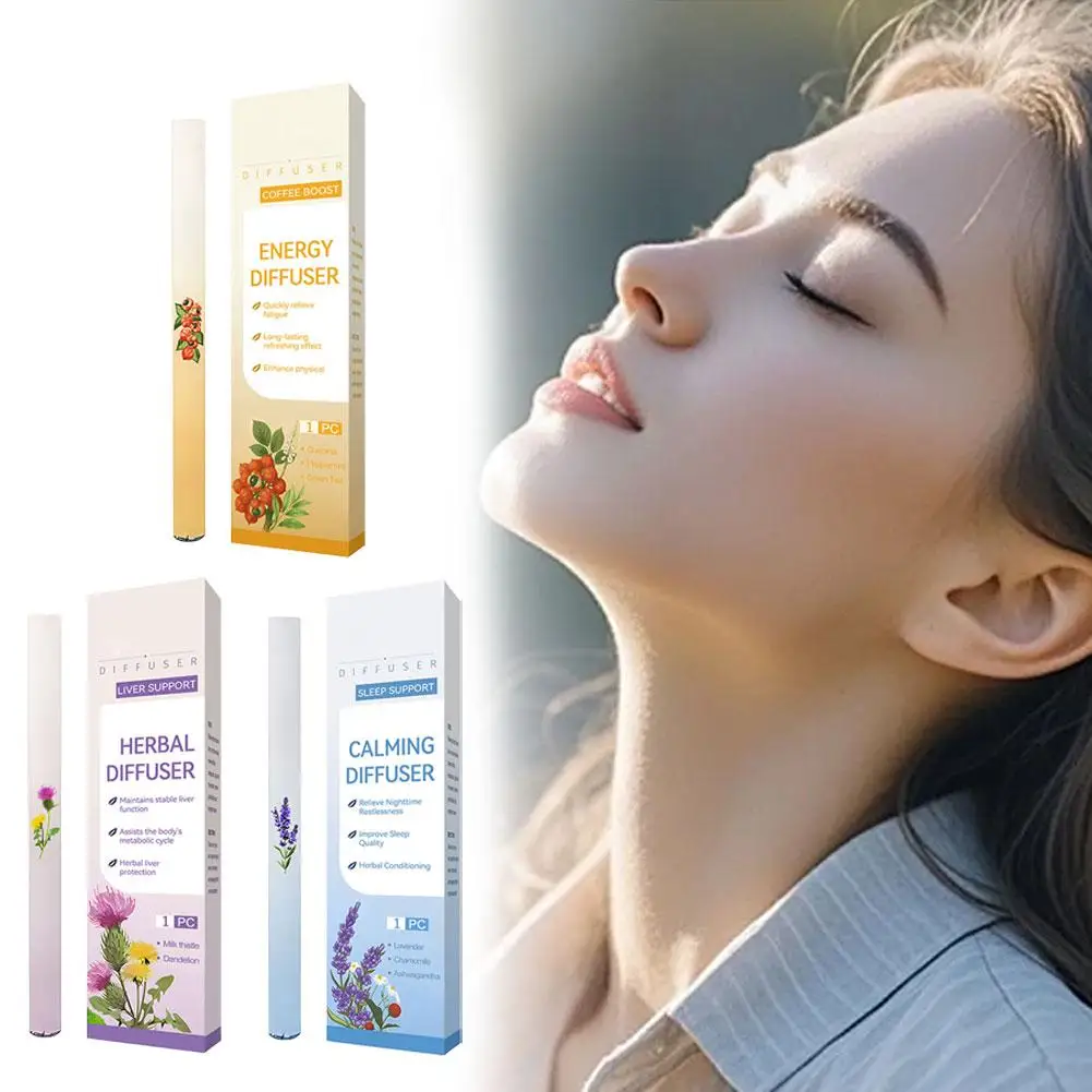 

5/3/1PC Air Freshener Pens Purifier For Relaxation Sensory Cooling Sensation Clear Breathing Personal Care Resting Natural Aroma